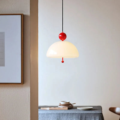 Medieval French Glass Pendant Light – Retro Style
