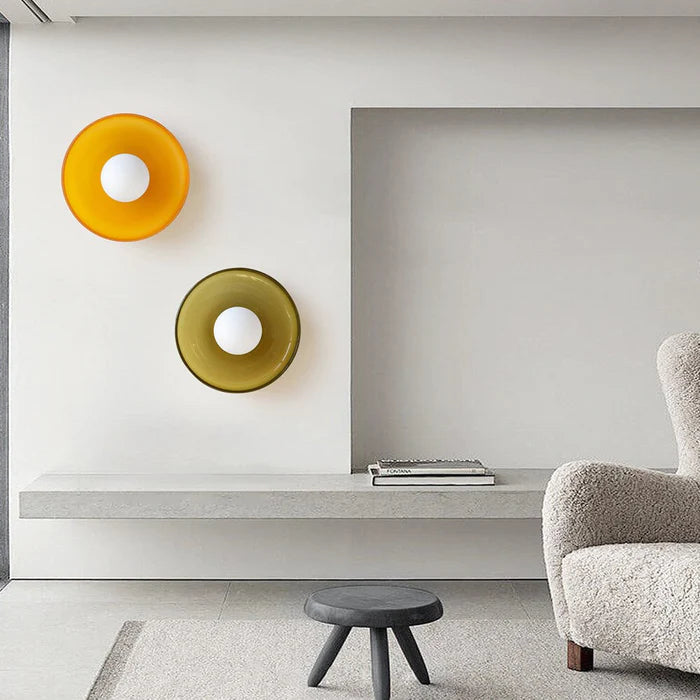 Modern Design Round Ceiling Light – Sleek Glass Lamp for Contemporary Interiors