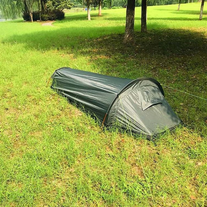 Ultralight Single-Person Camping Tent with Ventilation