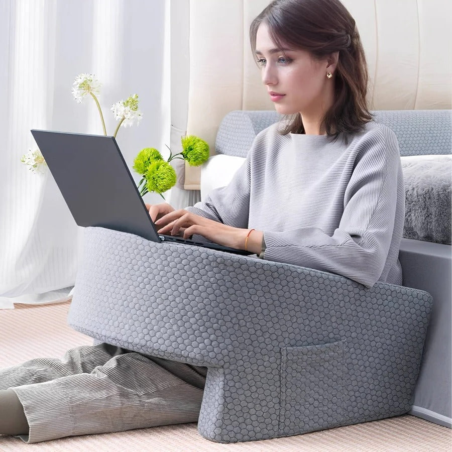 Memory Foam Reading Pillow with Arm and Back Support