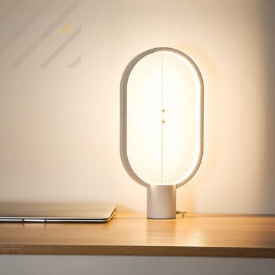 Wood LED Table Lamp with Magnetic Switch