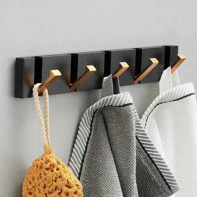 Foldable Stainless Steel Wall Hook Space-Saving