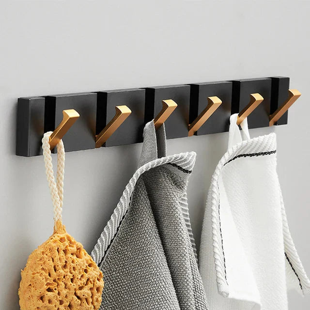 Foldable Stainless Steel Wall Hook Space-Saving