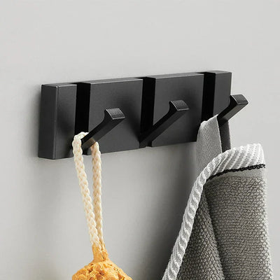Foldable Stainless Steel Wall Hook Space-Saving