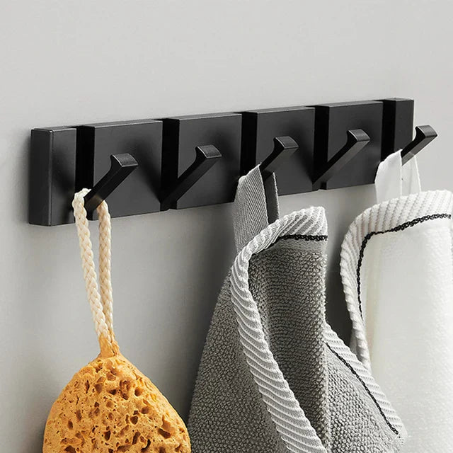 Foldable Stainless Steel Wall Hook Space-Saving