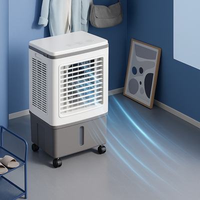 Industrial 4-in-1 Evaporative Air Cooler with 12-Gallon Tank