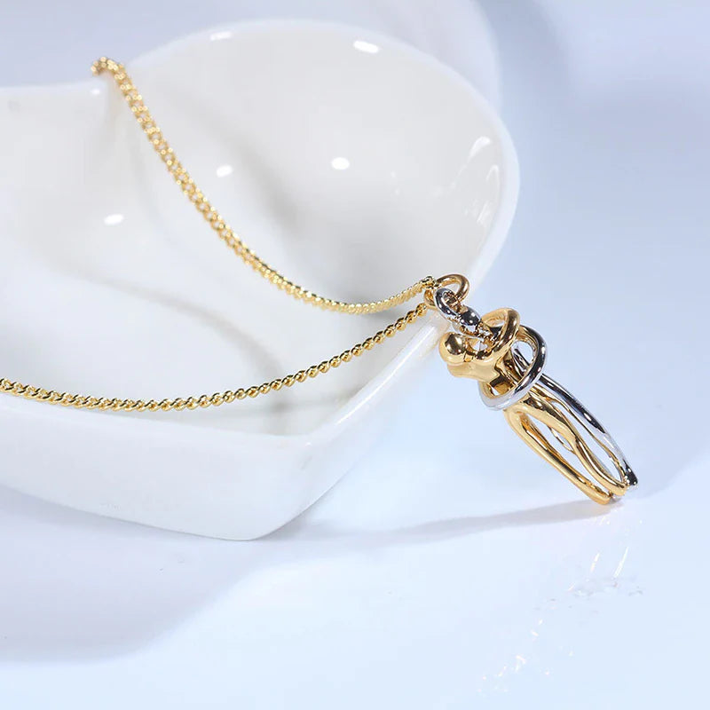 Hug Necklace – Symbol of Love, Connection & Togetherness