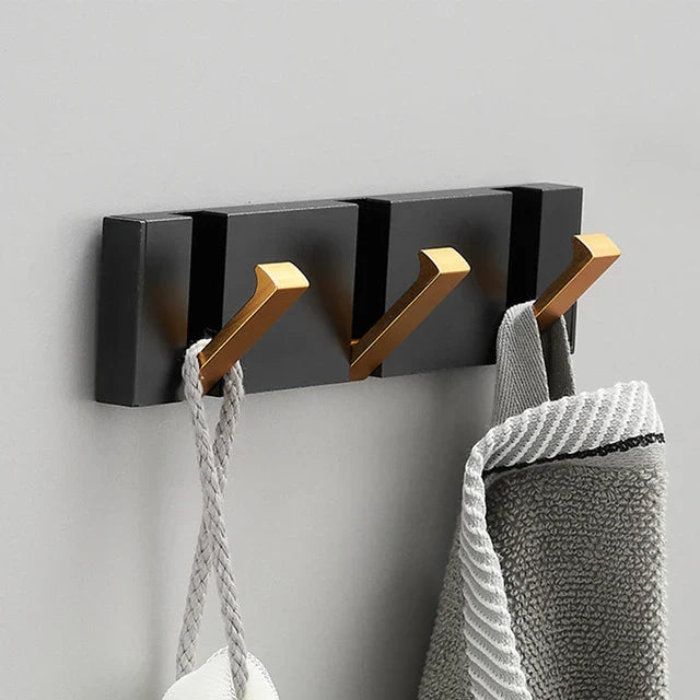 Foldable Stainless Steel Wall Hook Space-Saving