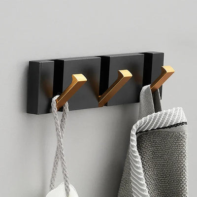 Foldable Stainless Steel Wall Hook Space-Saving