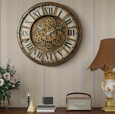 Antique Bronze Decorative Wall Clock