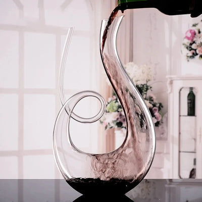 Elegant Swirling Wine Decanter for Aeration and Serving