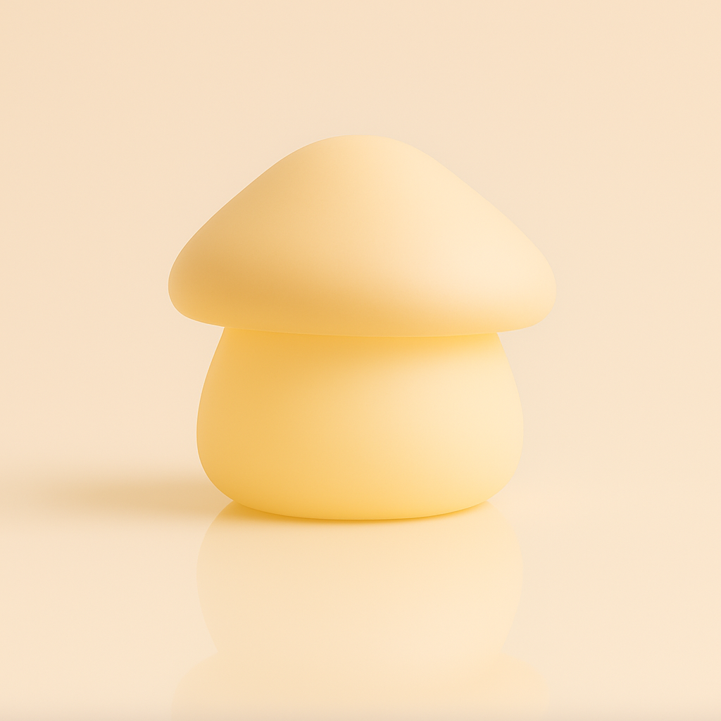 Paddie Mushroom Night Light – Soft Silicone Lamp for Kids