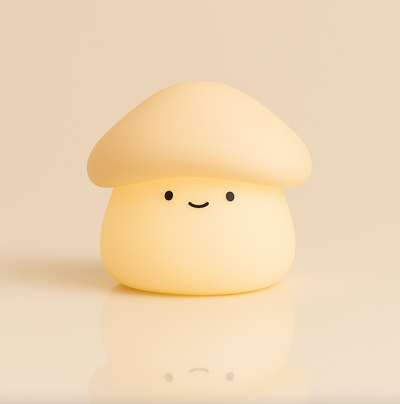 Paddie Mushroom Night Light – Soft Silicone Lamp for Kids