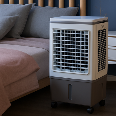 Industrial 4-in-1 Evaporative Air Cooler with 12-Gallon Tank