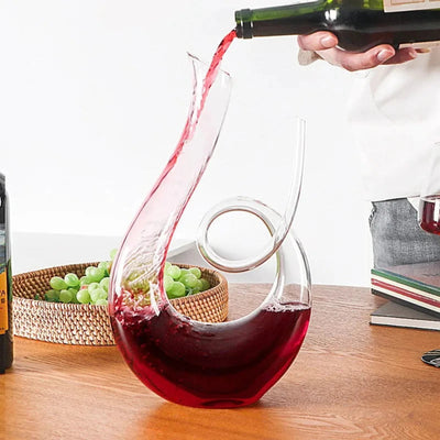 Elegant Swirling Wine Decanter for Aeration and Serving