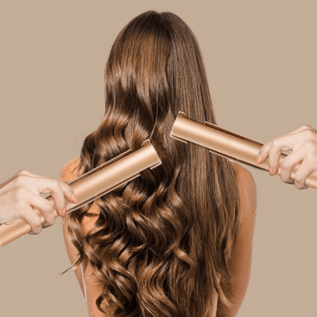2-in-1 Hair Styler for Curling and Straightening