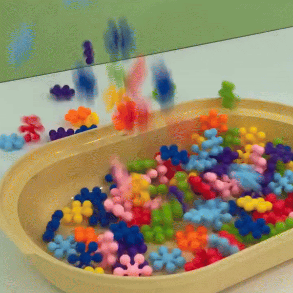 Snowflake Building Blocks for Kids – Creative Educational Toy Set