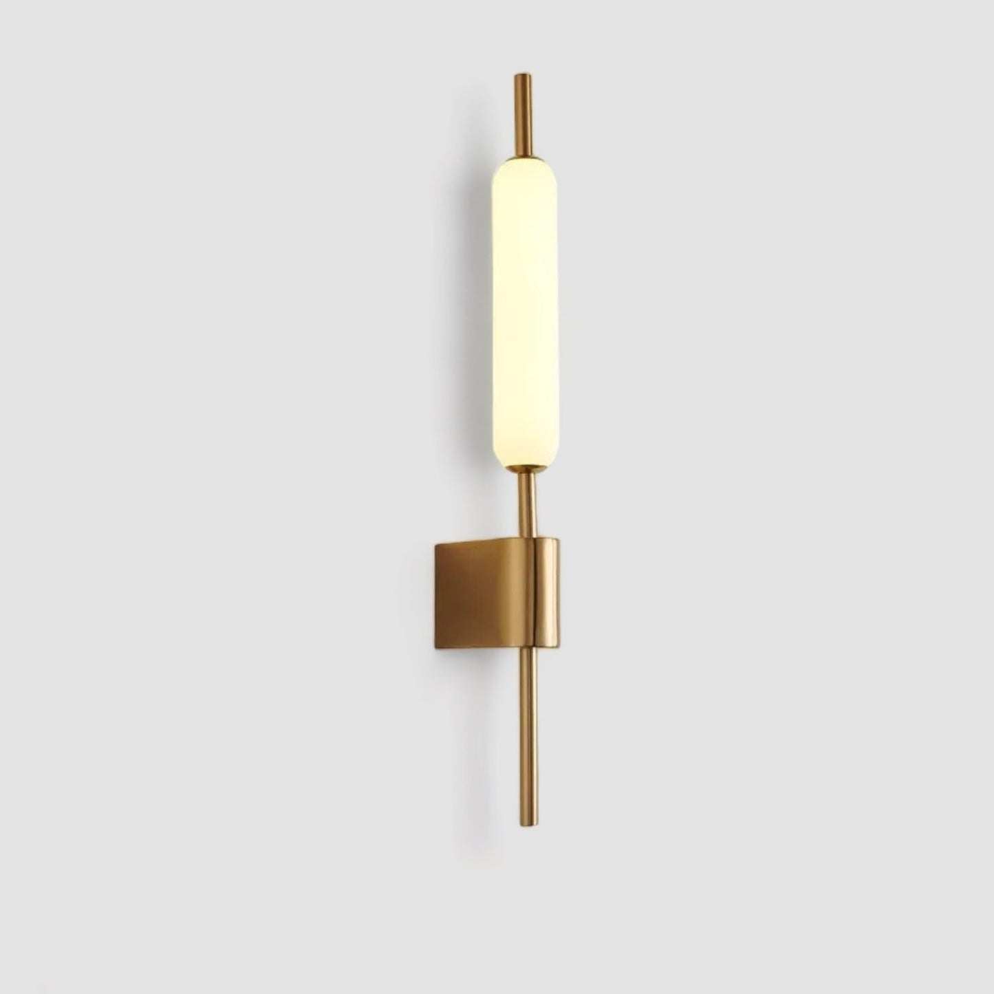 AuraGleam – Elegant Gold Wall Lamp for LED Lighting