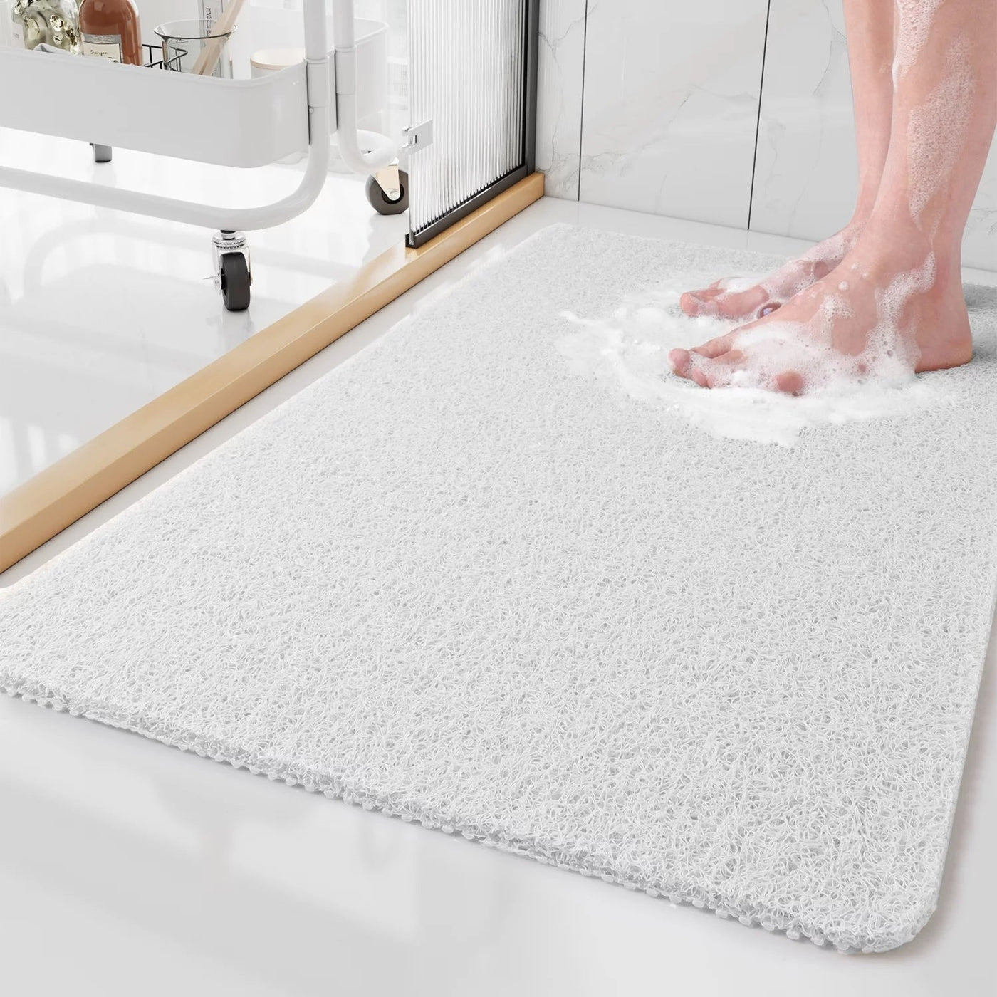 Non-Slip Quick-Dry Shower Mat for Bathroom Safety