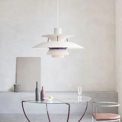 Modern Morandi LED Pendant Light – E27 Metal Shade