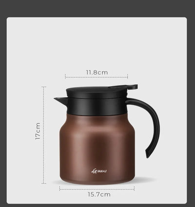 Insulated Teapot with Infuser – 800ml Stainless Steel
