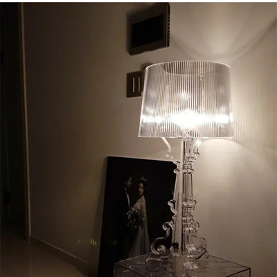 Modern Polycarbonate Bourgie Style Table Lamp