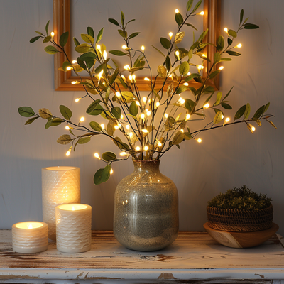 LED Fairy Light Olive Branch