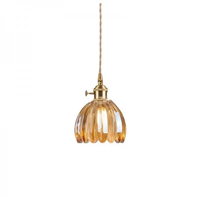 Glass Flower Pendant Light – Japanese Style