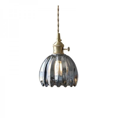 Glass Flower Pendant Light – Japanese Style