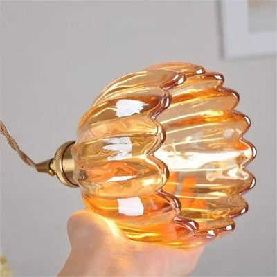 Glass Flower Pendant Light – Japanese Style