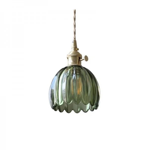 Glass Flower Pendant Light – Japanese Style