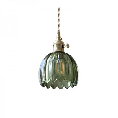 Glass Flower Pendant Light – Japanese Style