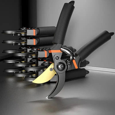 Precision Garden Pruning Shears with Sharp Steel Blades