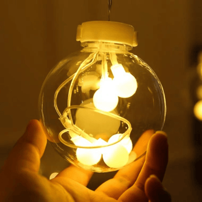 Outdoor Solar Bubble String Lights – 8 Modes