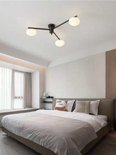 Modern Jasper Ceiling Lamp with Glass Shades