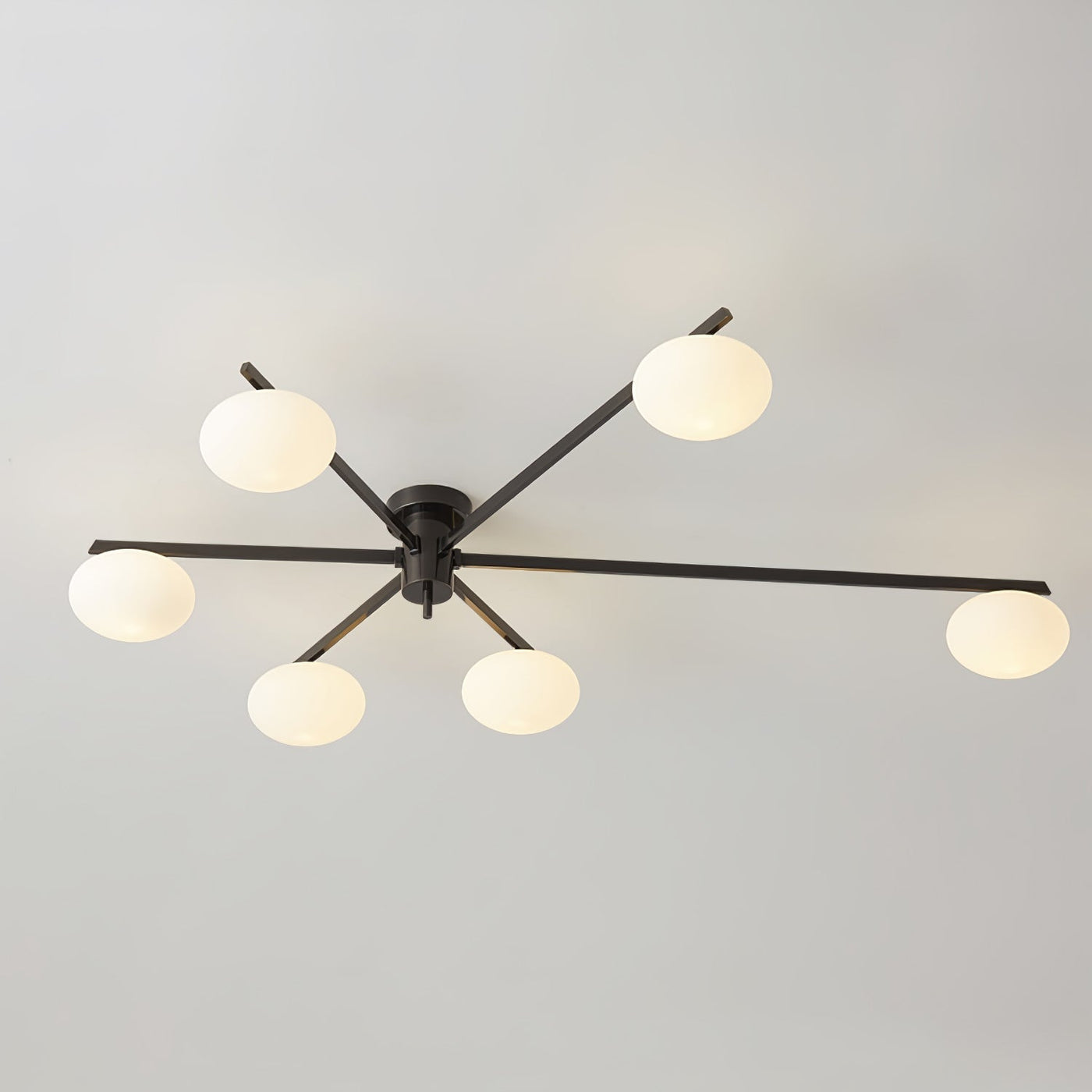 Modern Jasper Ceiling Lamp with Glass Shades