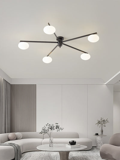 Modern Jasper Ceiling Lamp with Glass Shades