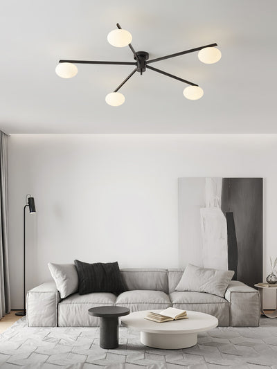 Modern Jasper Ceiling Lamp with Glass Shades