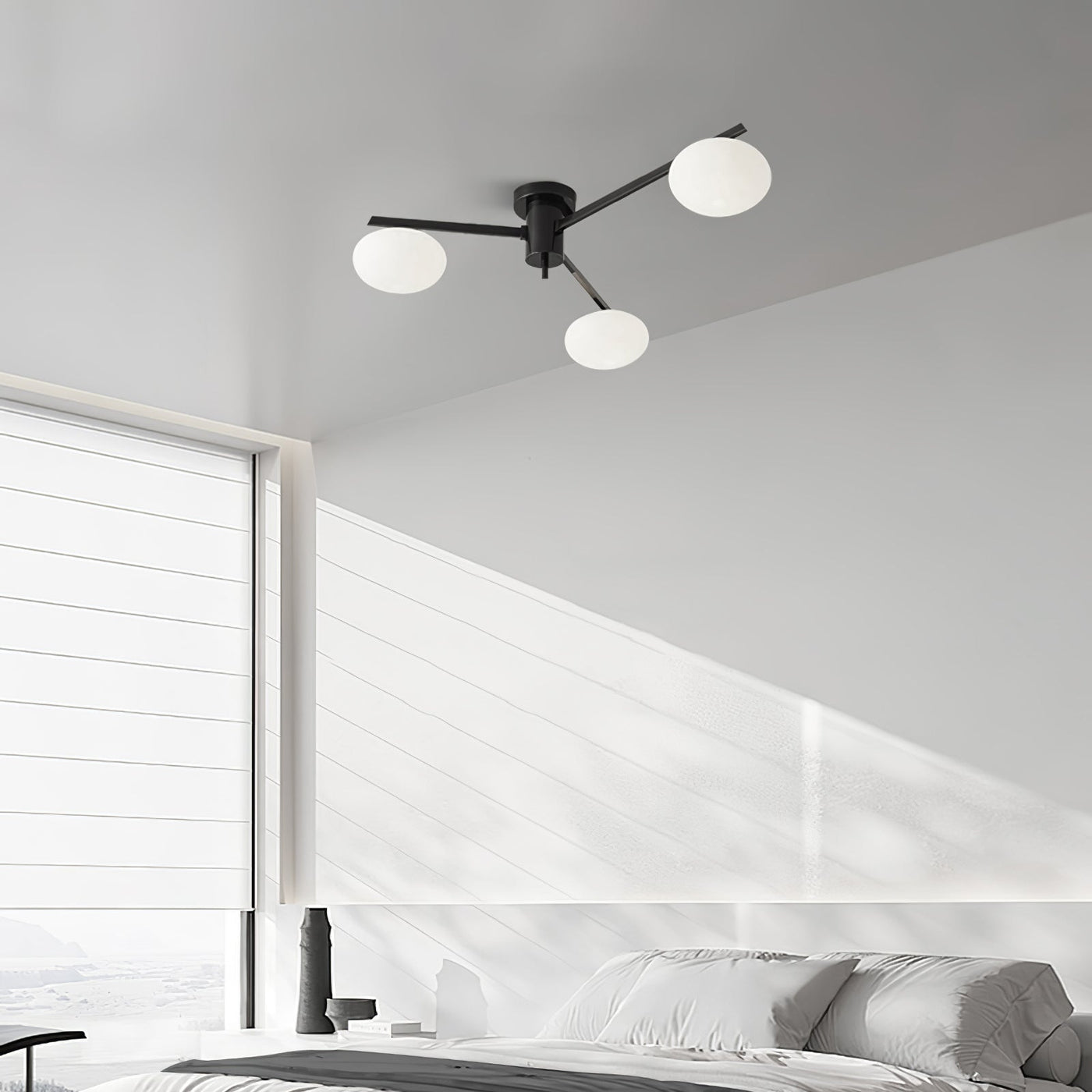 Modern Jasper Ceiling Lamp with Glass Shades