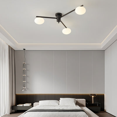 Modern Jasper Ceiling Lamp with Glass Shades