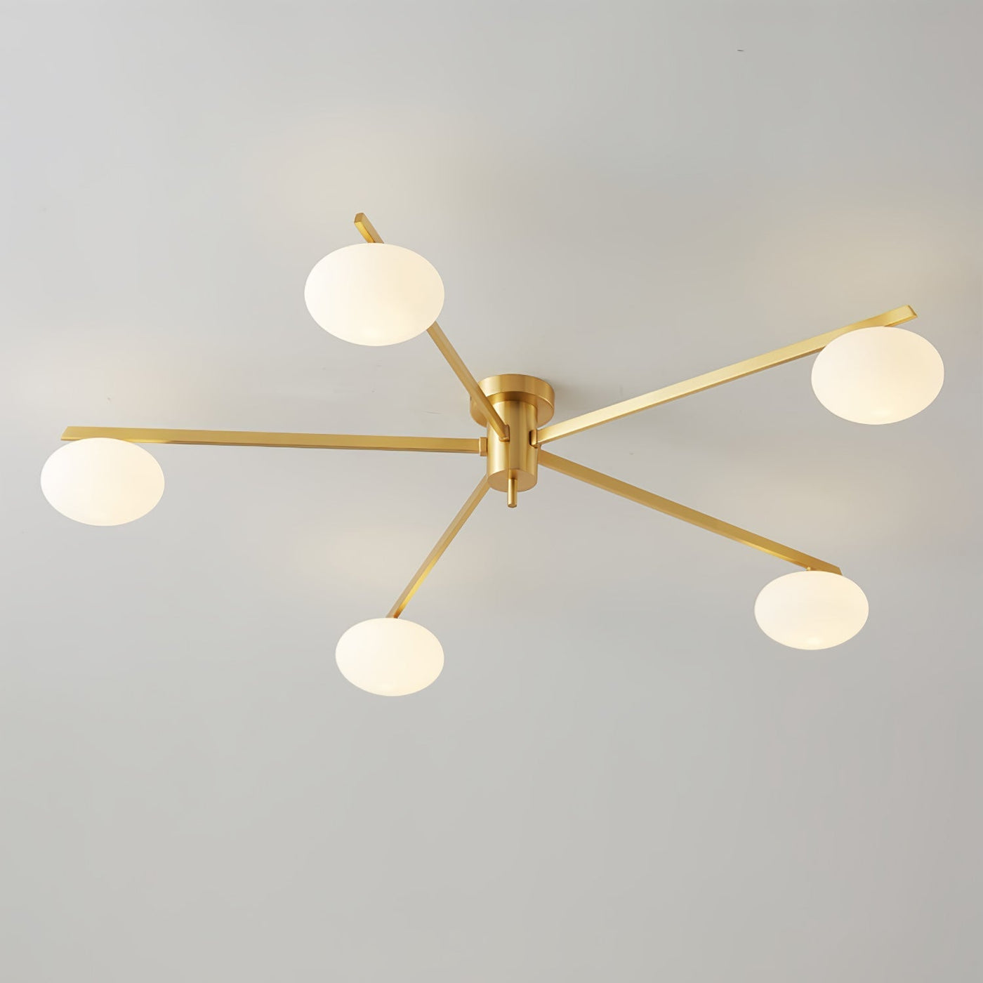 Modern Jasper Ceiling Lamp with Glass Shades