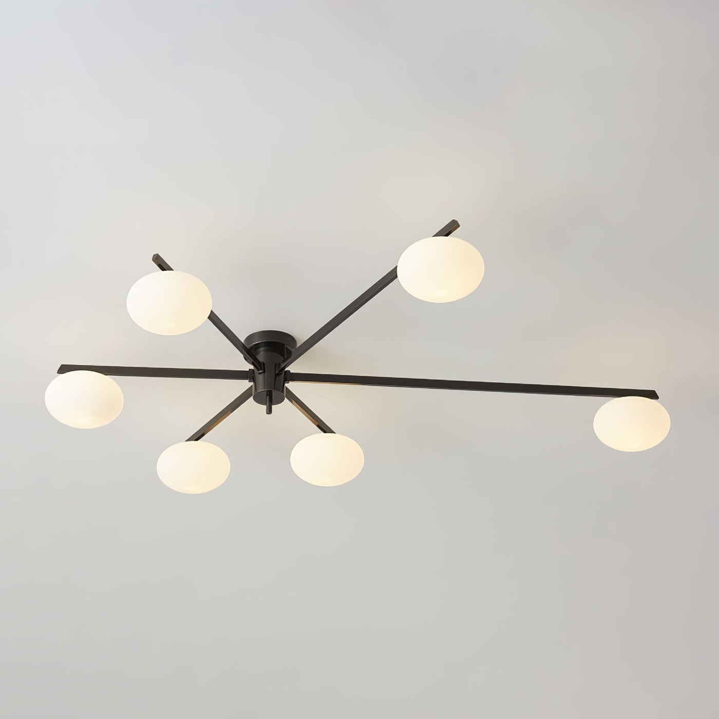 Modern Jasper Ceiling Lamp with Glass Shades