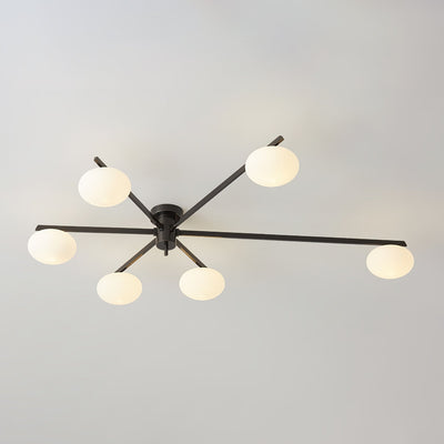 Modern Jasper Ceiling Lamp with Glass Shades
