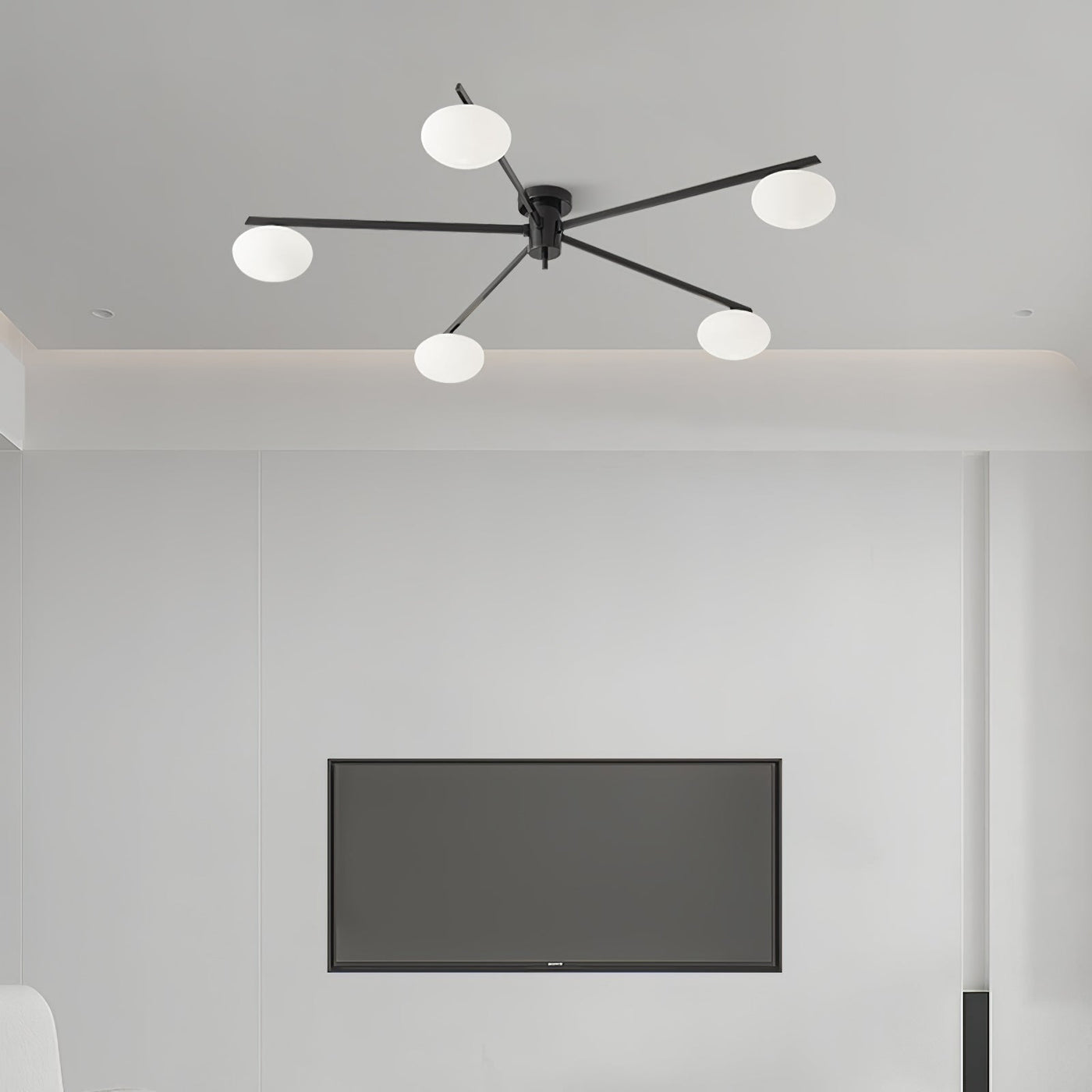 Modern Jasper Ceiling Lamp with Glass Shades