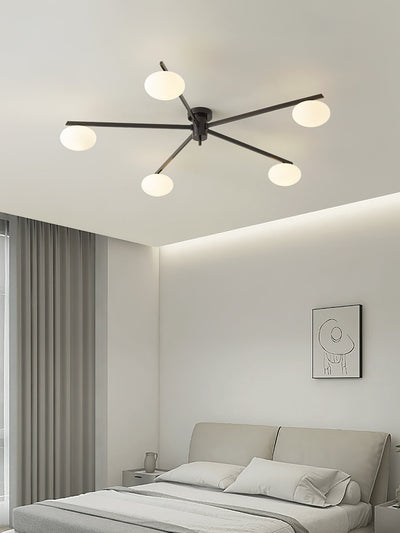 Modern Jasper Ceiling Lamp with Glass Shades