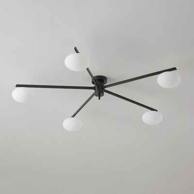 Modern Jasper Ceiling Lamp with Glass Shades