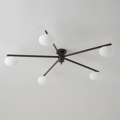 Modern Jasper Ceiling Lamp with Glass Shades