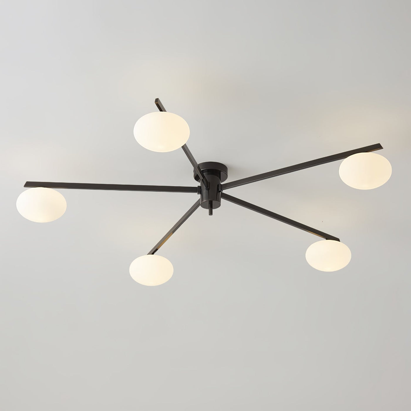 Modern Jasper Ceiling Lamp with Glass Shades