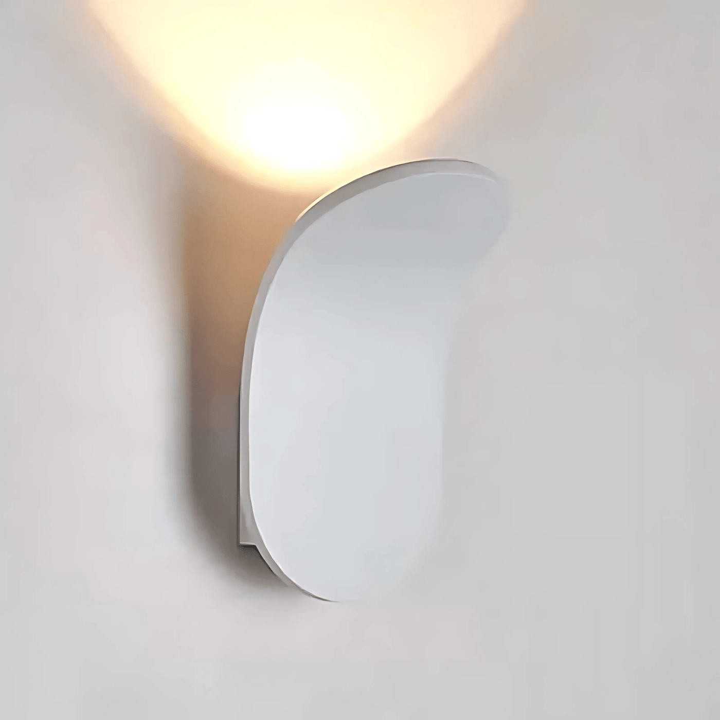 Modern Curved Wall Lamp with LED Light