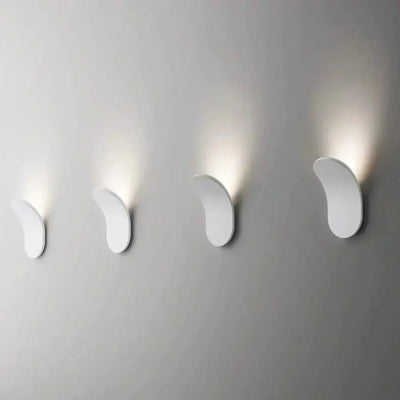 Modern Curved Wall Lamp with LED Light